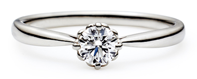 婚約指輪の代表デザイン一粒ダイヤのソリテール