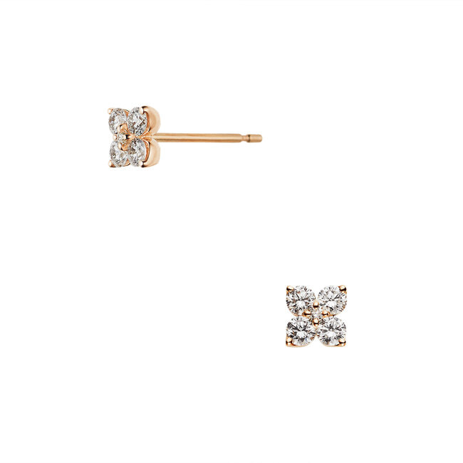 ダイヤモンド カローラ ピアス