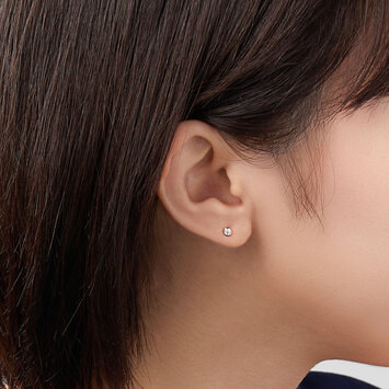 ダイヤモンド セルクル ピアス（AGAA1477__DI）｜ピアス｜ヴァン