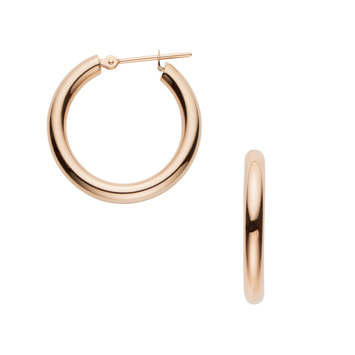 ピンクゴールド フープピアス（AGAA1500__PG）｜ピアス｜ヴァン