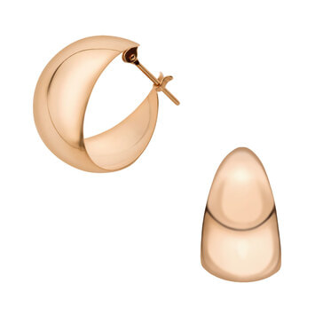【大人気】フープ　ピアス　ローズゴールド ピンクゴールド フープ ピアス（AGAA1584__PG）｜ピアス｜ヴァン