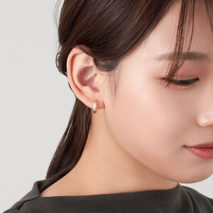 Vendome Aoyama ピンクゴールド フープ ピアス VENDOME AOYAMA ピアス K18ピンクゴールド ミニ フープピアス(小