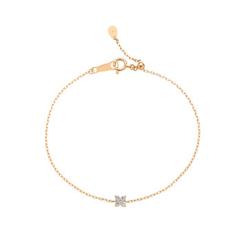 ダイヤモンド カローラ ブレスレット 0.10ct