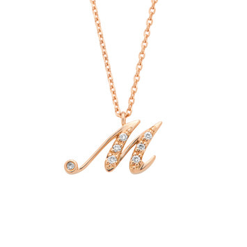 セレブ愛用【THE M】ダブルイニシャルネックレス 各色 セレブ愛用【THE M】ダブルイニシャルネックレス 各色