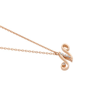 【オーダー品】イニシャルネックレス  N