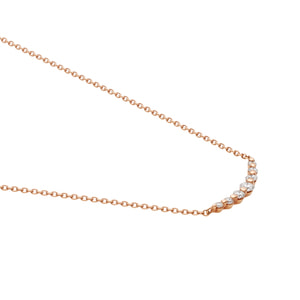 Vendome Aoyama ダイヤモンド0.2ct リュールネックレス 美品 ダイヤモンド リュール ネックレス（AGAN578940DI）｜ネックレス