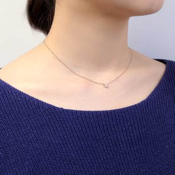 ダイヤモンド キャトル ネックレス（AGAN595343DI）｜ネックレス 