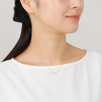 AGAN605940DI ダイヤモンド リュール ネックレス 0.12ct