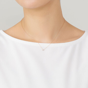 【購入者】VANDOMEAOYAMA ダイアモンドカローラネックレス AGVN629945DI ダイヤモンド カローラ ネックレス 0.28ct