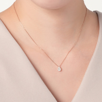 【2025年】お歳暮ギフト ドロップ オブ ガーランド ネックレス 0.15ct（AGAN625443DI アクセサリー