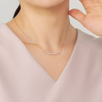 AGAN628345DI ダイヤモンド リュール ネックレス 0.38ct