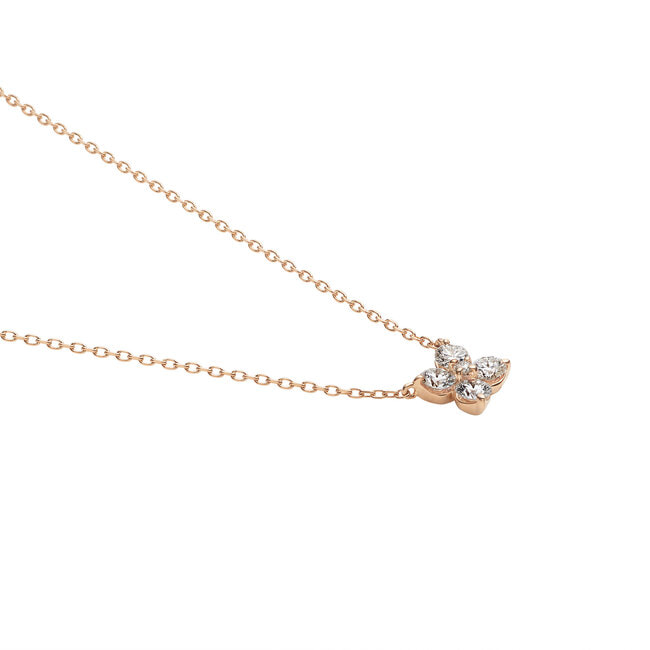 ダイヤモンド カローラ ネックレス 0.28ct