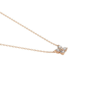 ヴァンドーム青山　カローラネックレス　0.28カラット　プラチナ ダイヤモンド カローラ ネックレス 0.28ct（AGVN629945DI