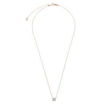 AGAN630145DI ダイヤモンド カローラ ネックレス 0.42ct