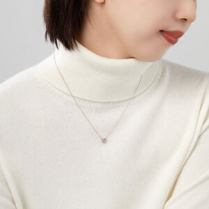AGAN630145DI ダイヤモンド カローラ ネックレス 0.42ct