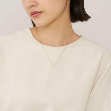 AGAN630145DI ダイヤモンド カローラ ネックレス 0.42ct｜ネックレス