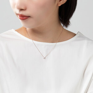 AGAN630245DI ダイヤモンド カローラ ネックレス 0.20ct