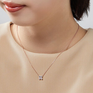 AGAN634545DI ダイヤモンド カローラ ネックレス 0.50ct