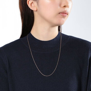 専用！新品ヴァンドーム青山　K18 シンプル YGロングチェーンネックレス 60 AGVN660860YG チェーン ネックレス｜ネックレス｜ヴァンドーム