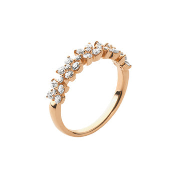 ヴァンドーム青山カローラフラワ　ダイヤモンドリング　18k YG ヴァンドーム青山カローラフラワ ダイヤモンドリング 18k YG