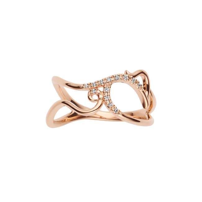 【オーダー品】ストリングス イニシャルリング K