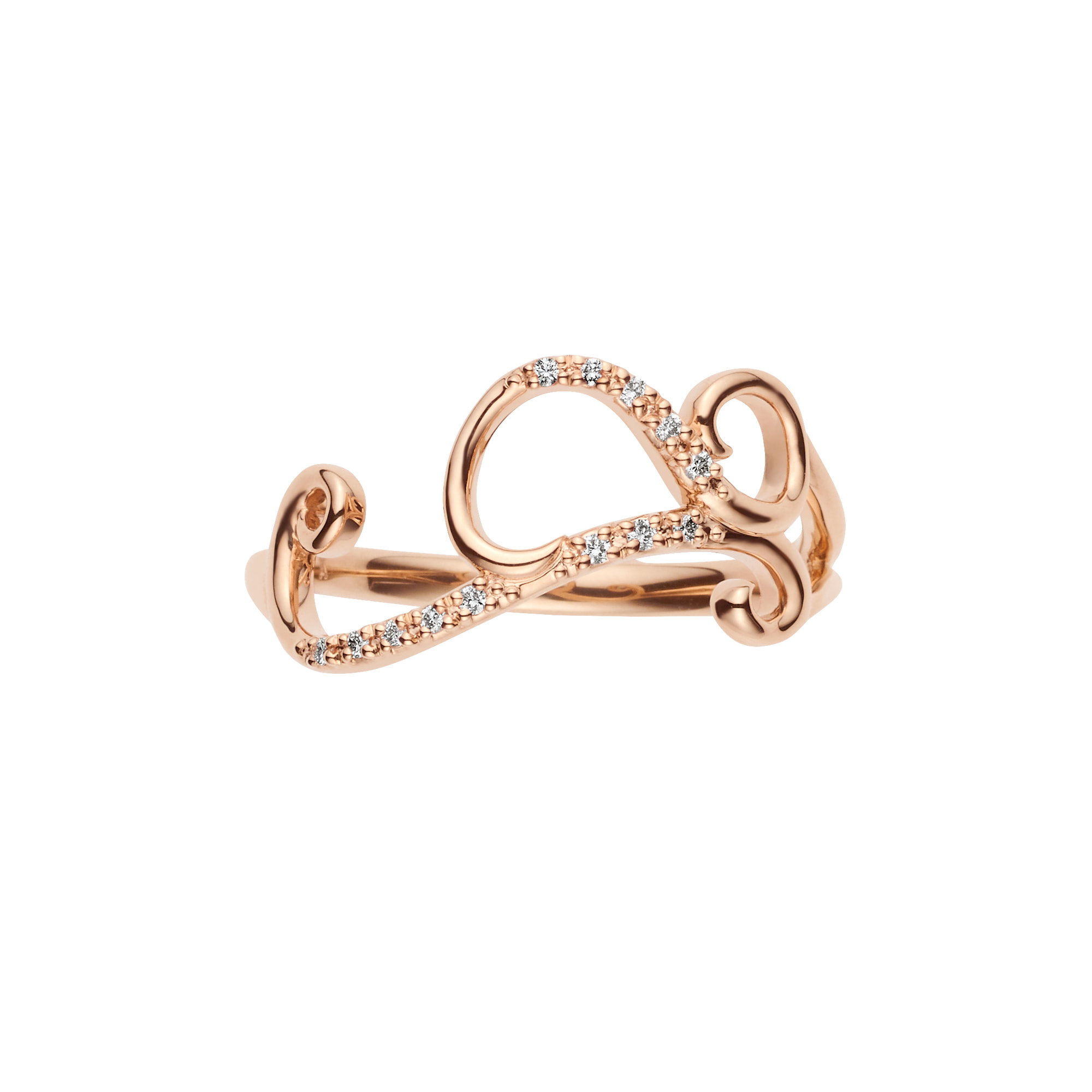 【オーダー品】ストリングス イニシャルリング Y