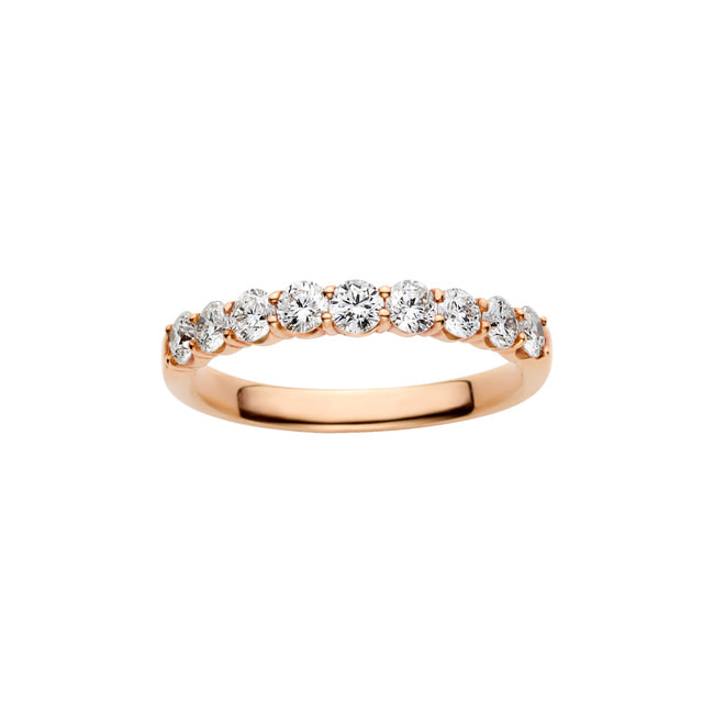 ハーフエタニティ リング 0.62ct