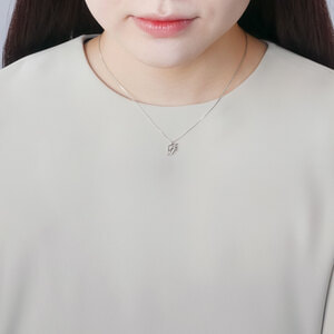 オーダー品】イニシャルネックレス F（AGBN001740_F