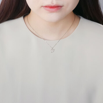 オーダー品】イニシャルネックレス Y（AGBN001740_Y