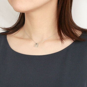 値下げ交渉可能Vendôme Aoyama パール＆ダイヤモンド Ptネックレス AGVN666745PA パール ネックレス｜ネックレス｜ヴァンドーム青山