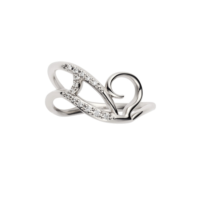 【オーダー品】ストリングス イニシャルリング A