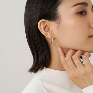 AGVA1210__DI ダイヤモンド フープピアス｜ピアス｜ヴァンドーム青山