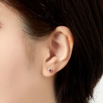 ルビー ピアス（AGVA1275__RU）｜ピアス｜ヴァンドーム青山