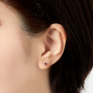 ルビー ピアス（AGVA1275__RU）｜ピアス｜ヴァンドーム青山