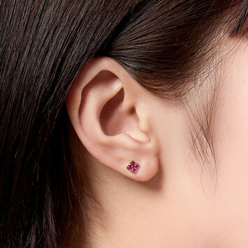 美品 ヴァンドーム青山 一粒 ルビー ピアス K18 現行品57200円 ルビー ピアス（AGVA0936RURU）｜ピアス｜ヴァンドーム青山