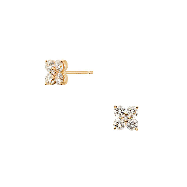 ダイヤモンド カローラ ピアス