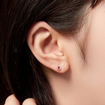 ルビーピアス（AGVA1437__RU）｜ピアス｜ヴァンドーム青山（Vendome ...