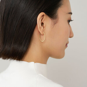 AGVA1478__DI ダイヤモンド フープピアス｜ピアス｜ヴァンドーム青山