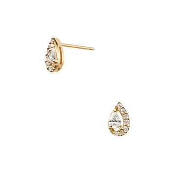 ダイヤモンド グゥット ピアス