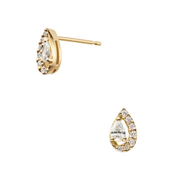 ダイヤモンド グゥット ピアス