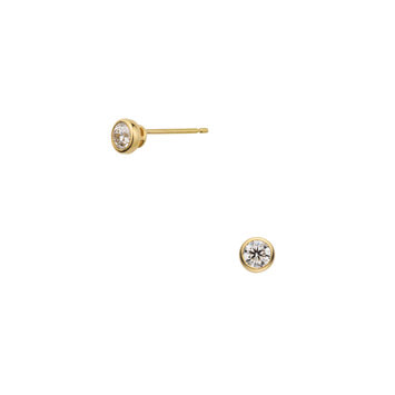 ダイヤモンド セルクル ピアス