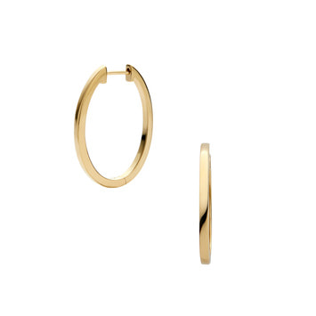 ゴールド フープピアス