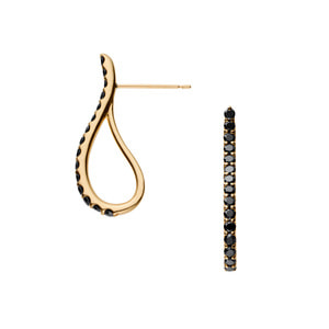 AGVA1587__DZ ブラックダイヤモンド ピアス｜ピアス｜ヴァン