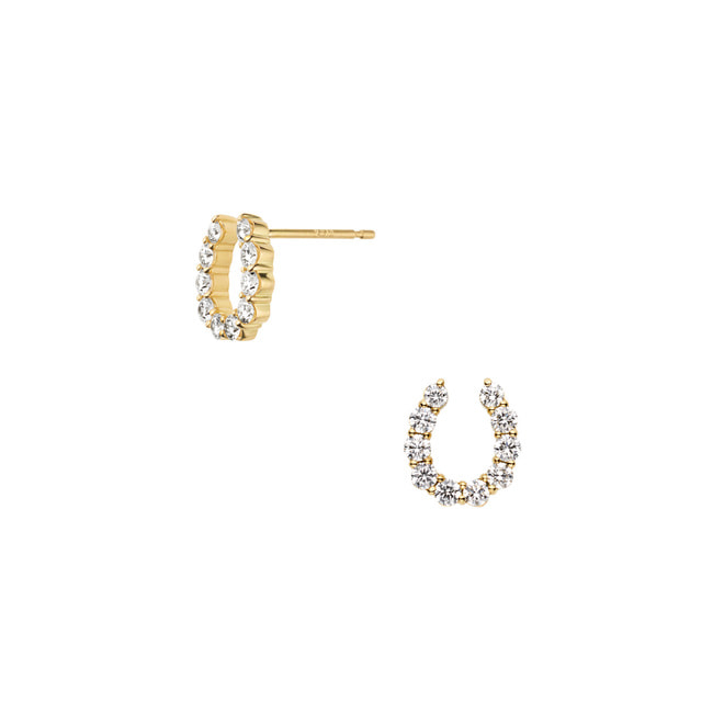 【ピアス・片耳】ダイヤモンドピアス　片耳　バンドーム青山 GJVA0355H_DI ねこ ダイヤモンド ピアス(片耳用)｜ピアス