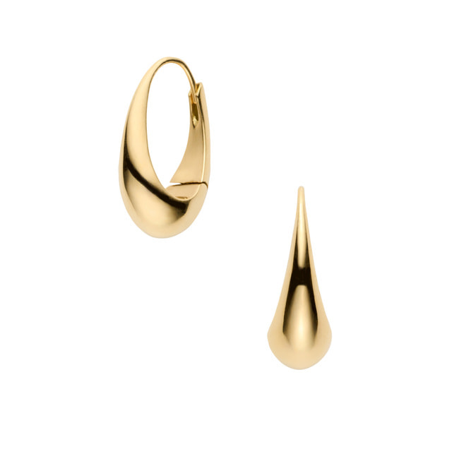 The Elevate イエローゴールド ピアス