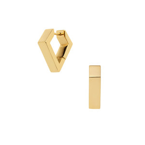 The Elevate イエローゴールド ピアス