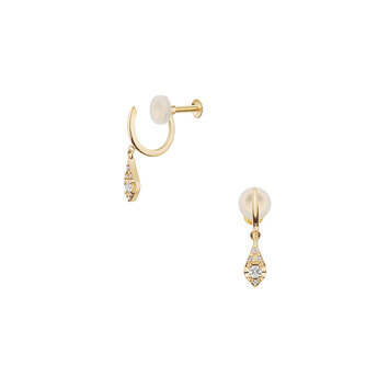 ダイヤモンド イヤリング