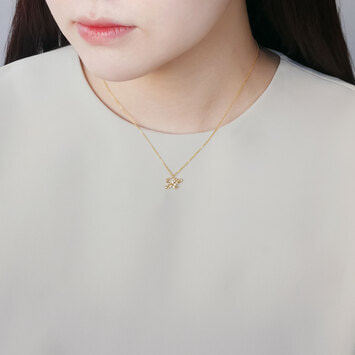 オーダー品】イニシャルネックレス H（AGVN001740_H