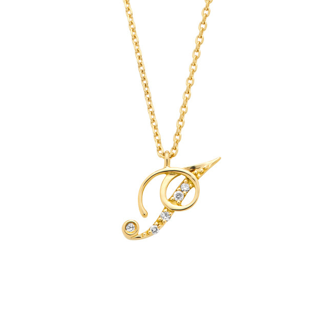 【オーダー品】イニシャルネックレス  I