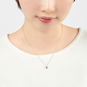 ルビー ダイヤモンド ネックレス vendome aoyama ヴァンドーム青山